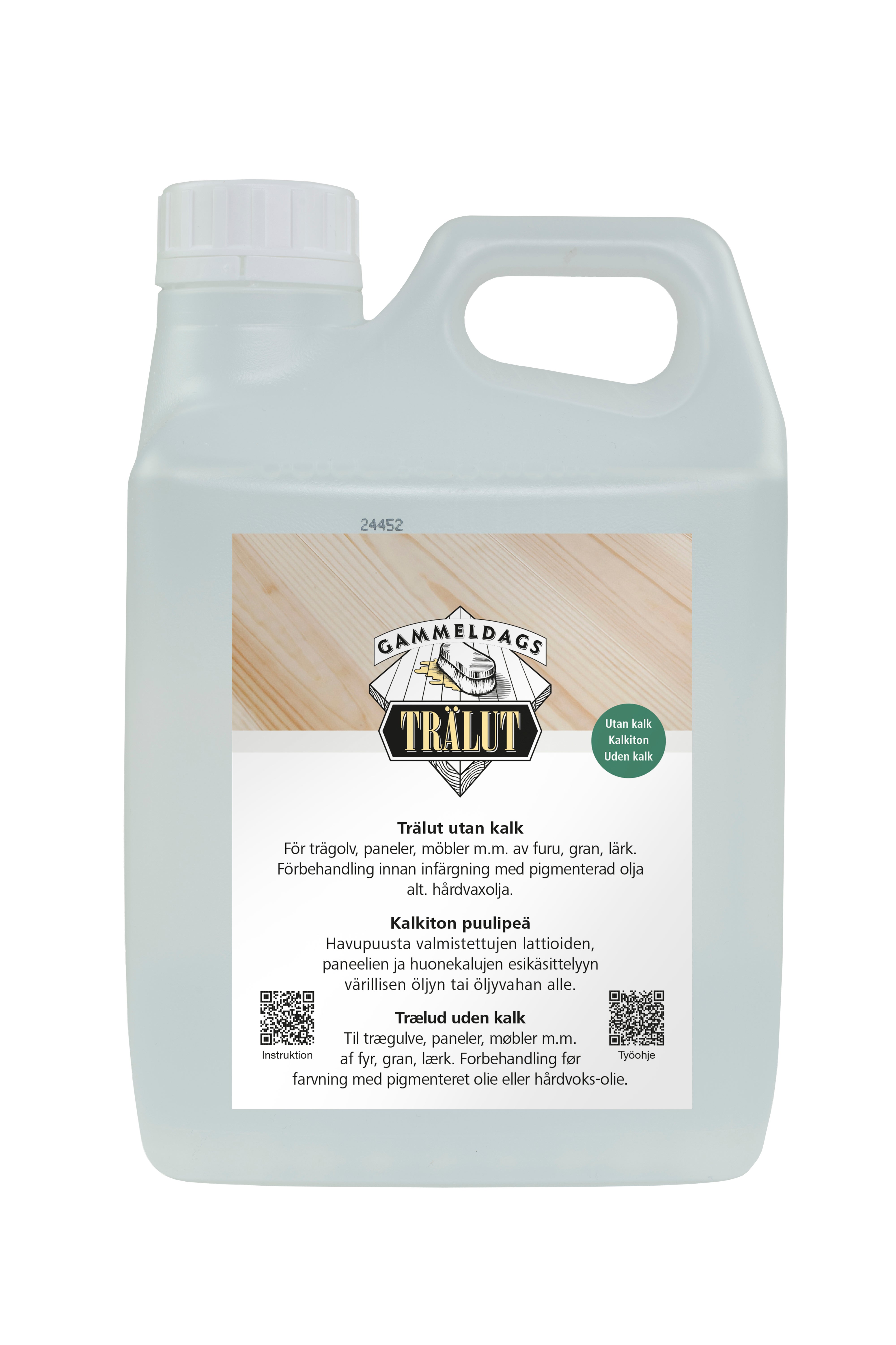 Trallsåpa Gammeldags Vit 2,5L