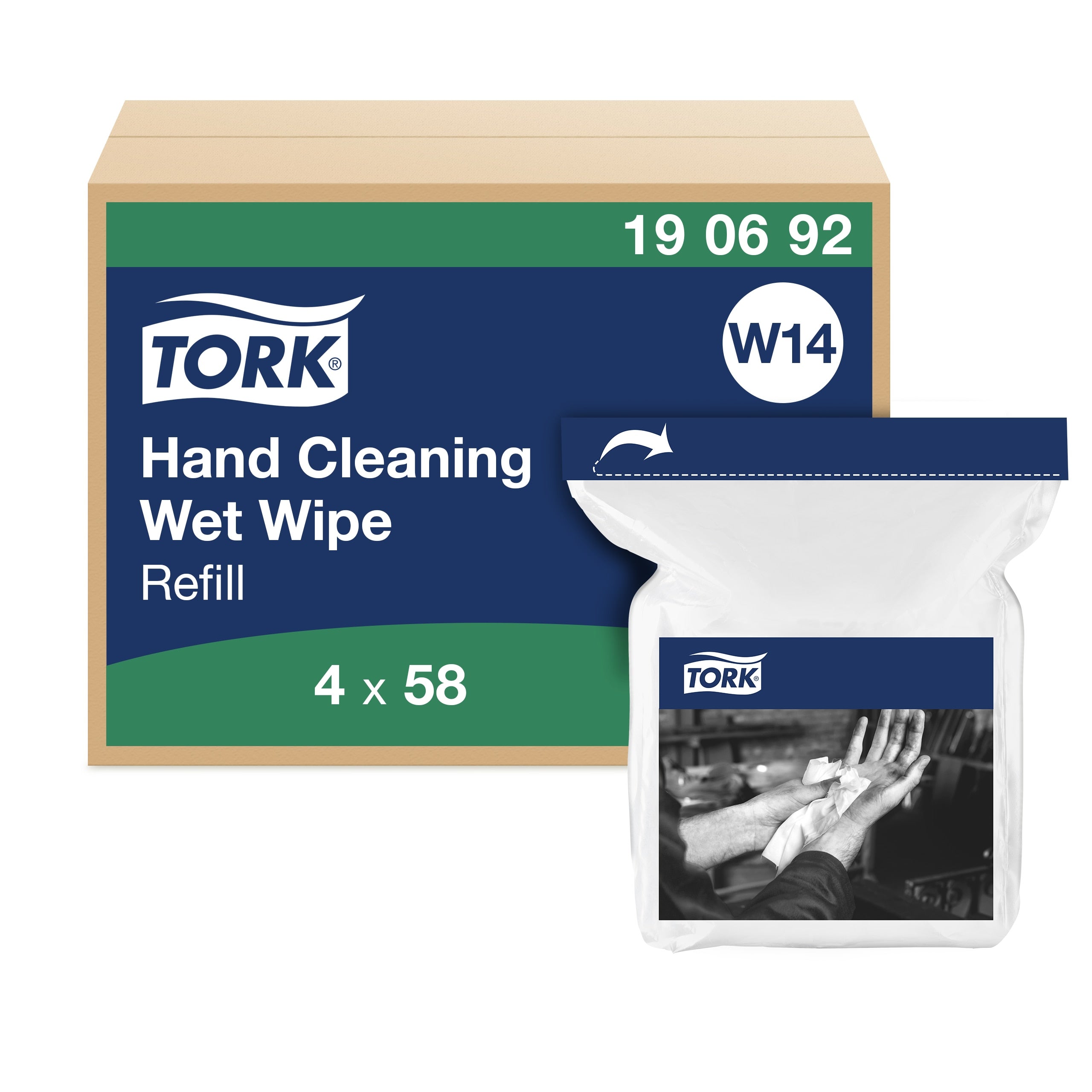 Tork Våtduk W14 Refill Premium Handrengöring