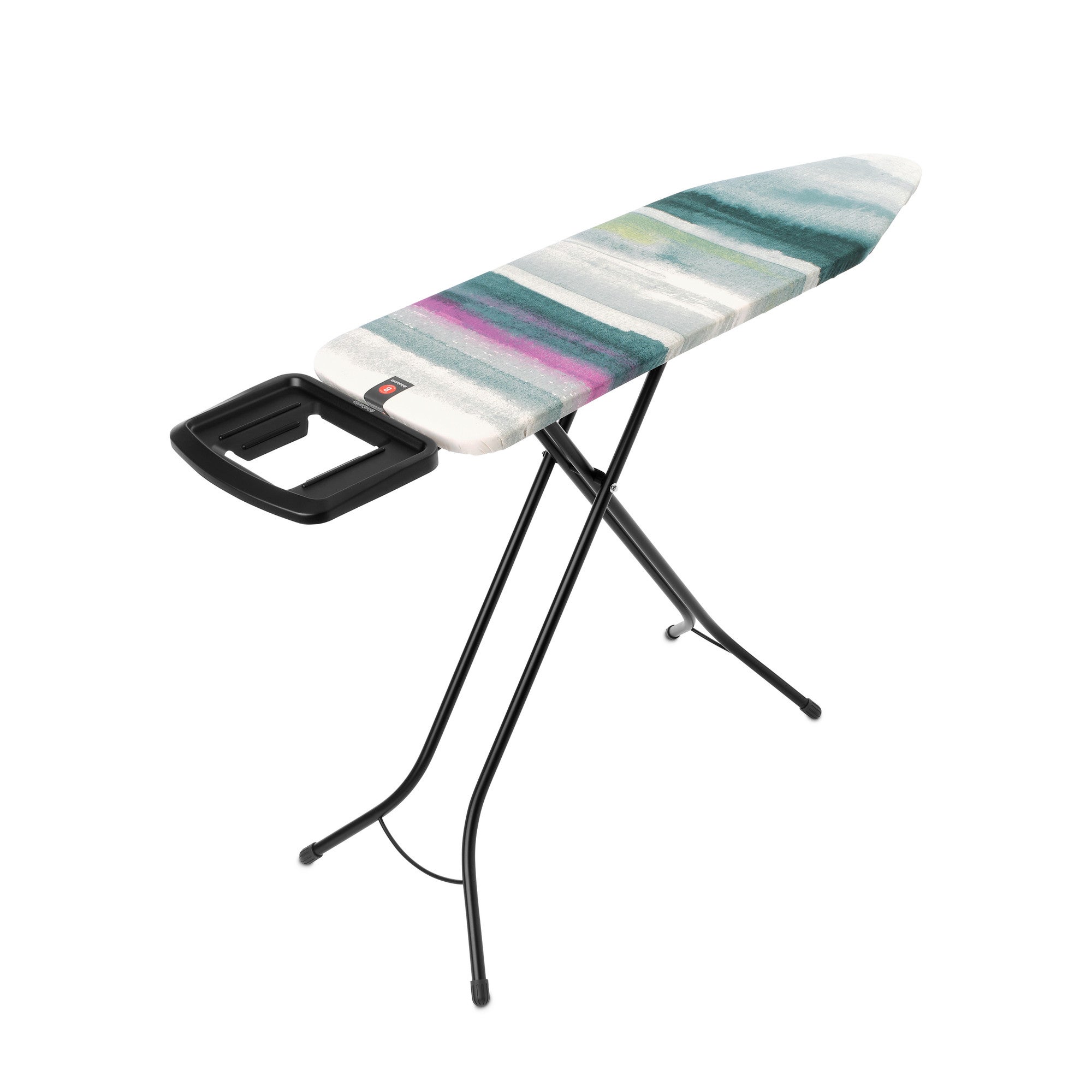 Solid Ångstrykjärnshållare Brabantia 124x38cm 22mm Svart Ram