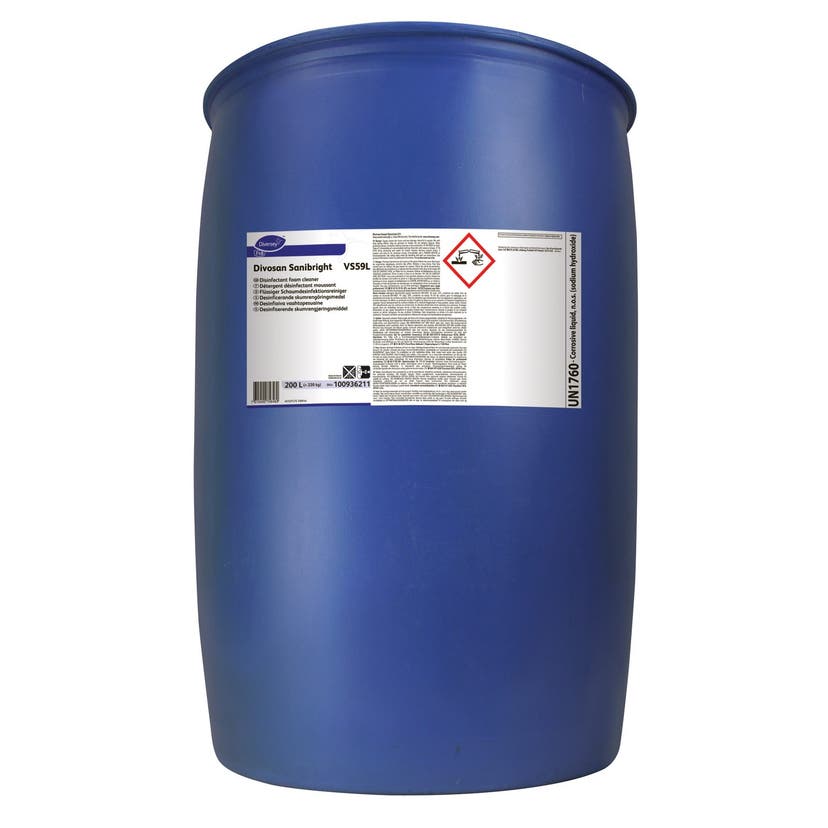 Desinfektionsmedel Diversey Divosan Sanibright VS59L 200L