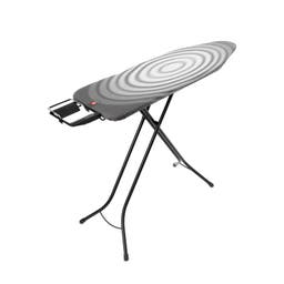 Ångstrykjärnshållare 124x38cm 22mm Svart Ram Titan Oval