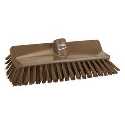 Vikan High-Low Kombinationsskrubb, 265 mm, Medium, Brun