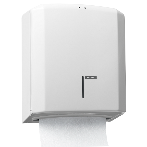 Dispenser Katrin Handduk M Vit Metall