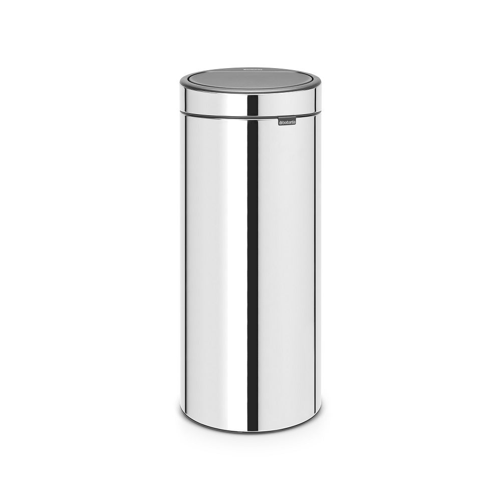 Soptunna Brabantia Touch Bin New 30L Brilliant Steel