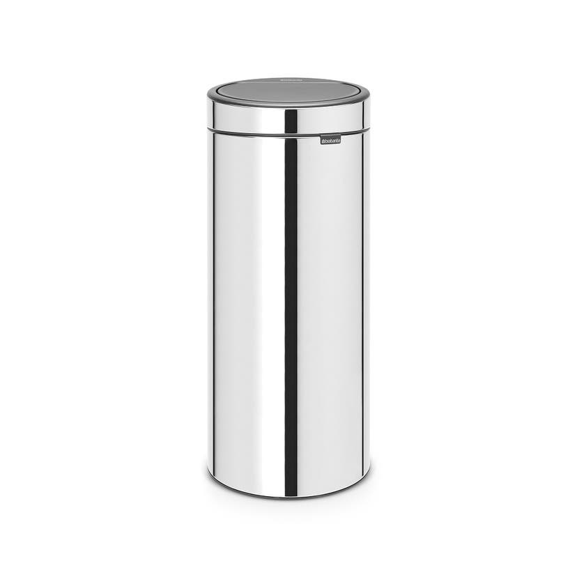 Soptunna Brabantia Touch Bin New 30L Brilliant Steel
