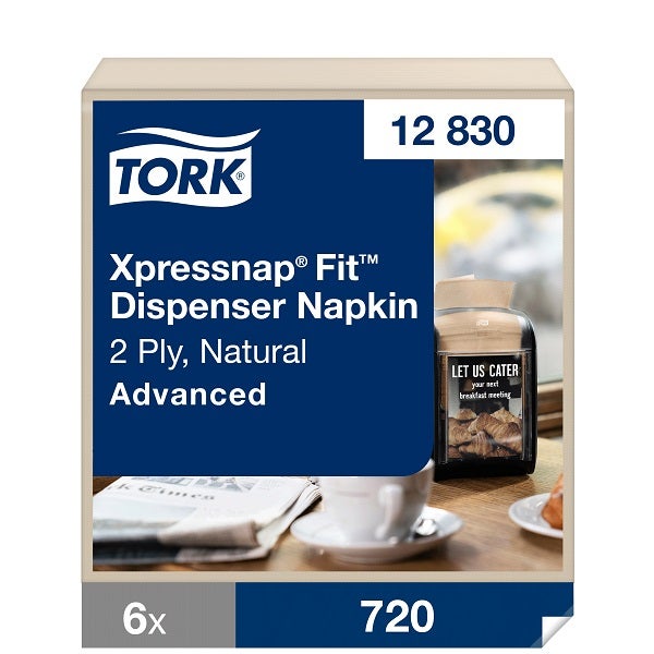 Servett Tork Xpressnap Fit Natur N14