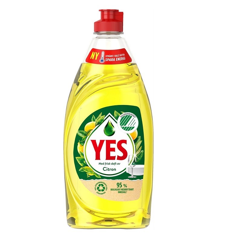 Diskmedel Yes Original 520ml Lemon  Svanenmärkt
