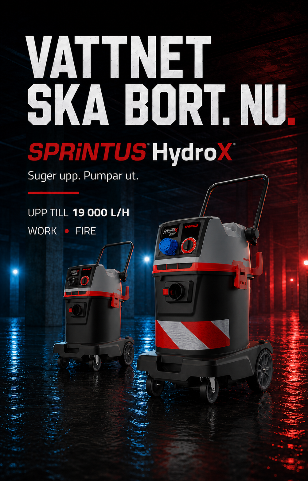SPRiNTUS HydroX Work och HydroX Fire