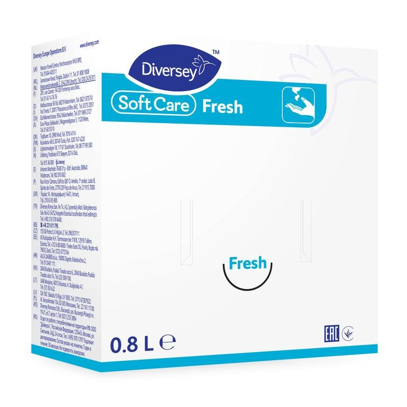 Tvål Soft Care Fresh H1 0,8L