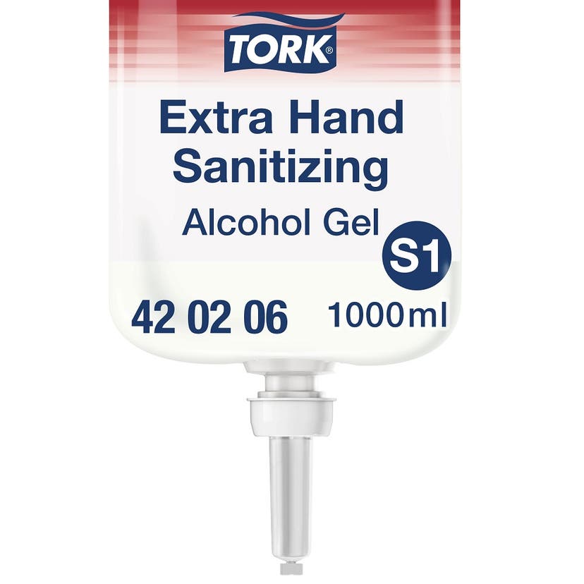 Handdesinfektion Tork Extra Alcogel 1L Ny
