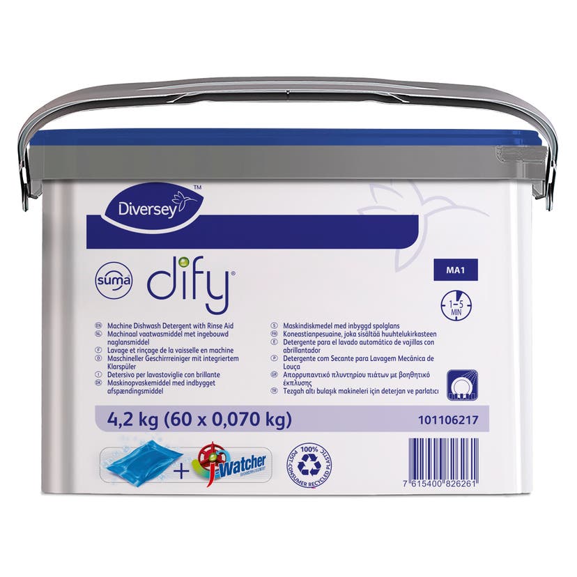 Maskindiskmedel Suma Dify MA1 60x4,2Kg