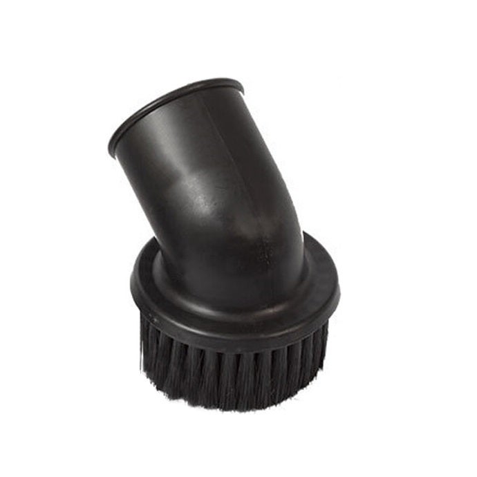 Borste 50mm rund svart plast