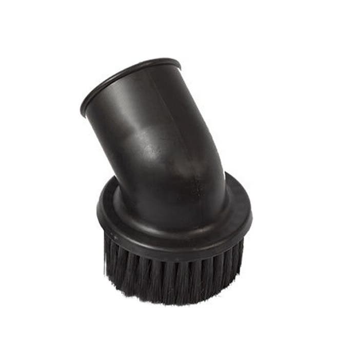 Borste 50mm rund svart plast