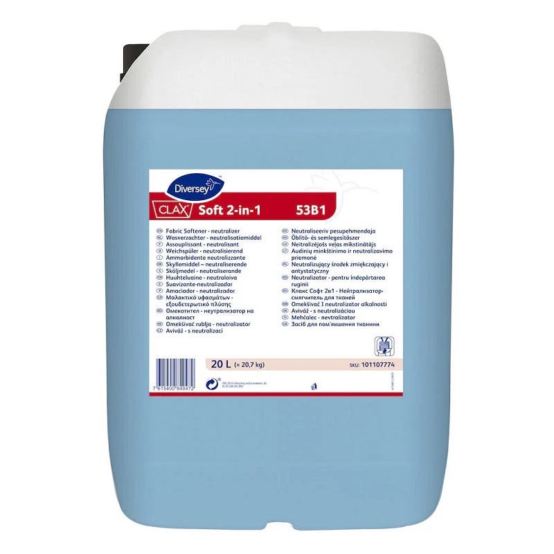 Sköljmedel Clax Soft Fresh 20L 2in1