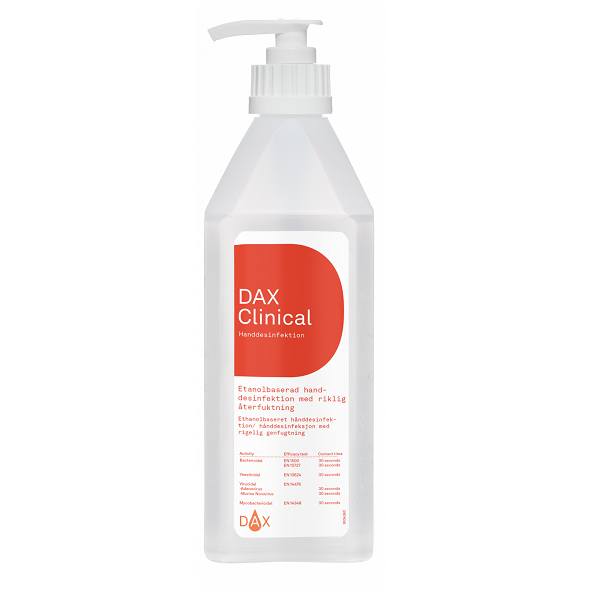 Handdesinfektion Dax Clinical 600ml med pump