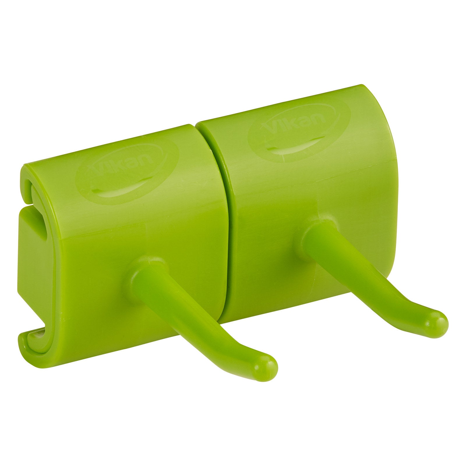 Vikan Hygienupphäng, krok dubbel, 82 mm, Lime