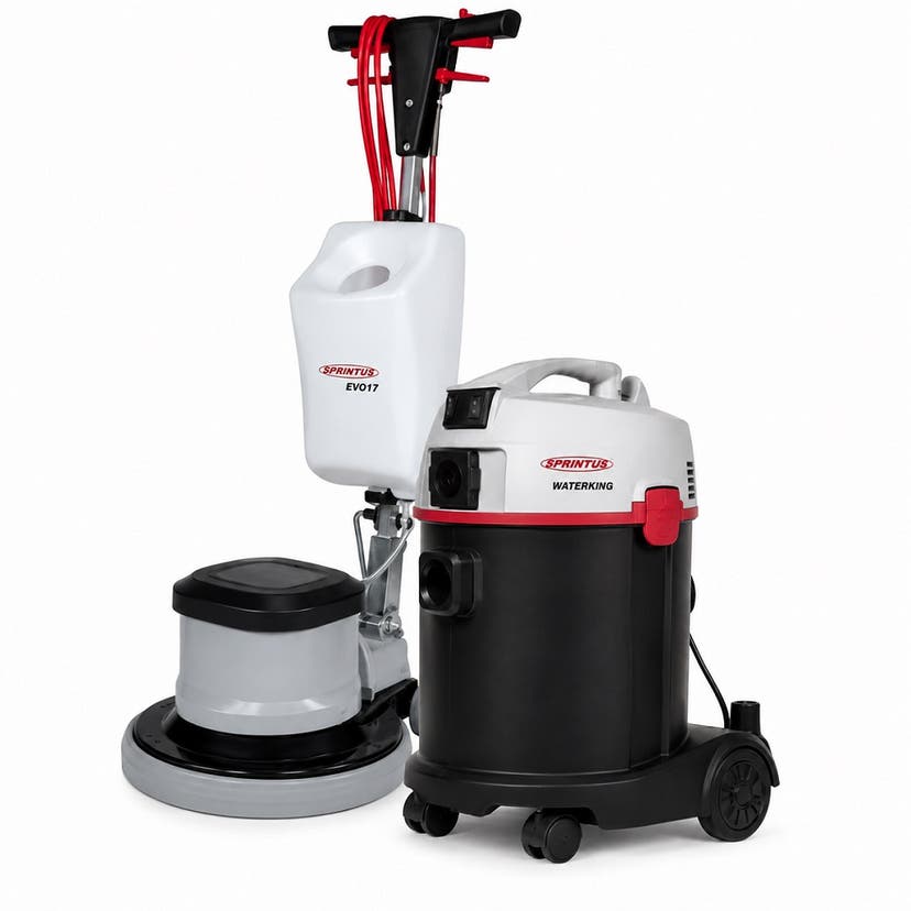 Skurpaket Sprintus EM17 EVO + Waterking