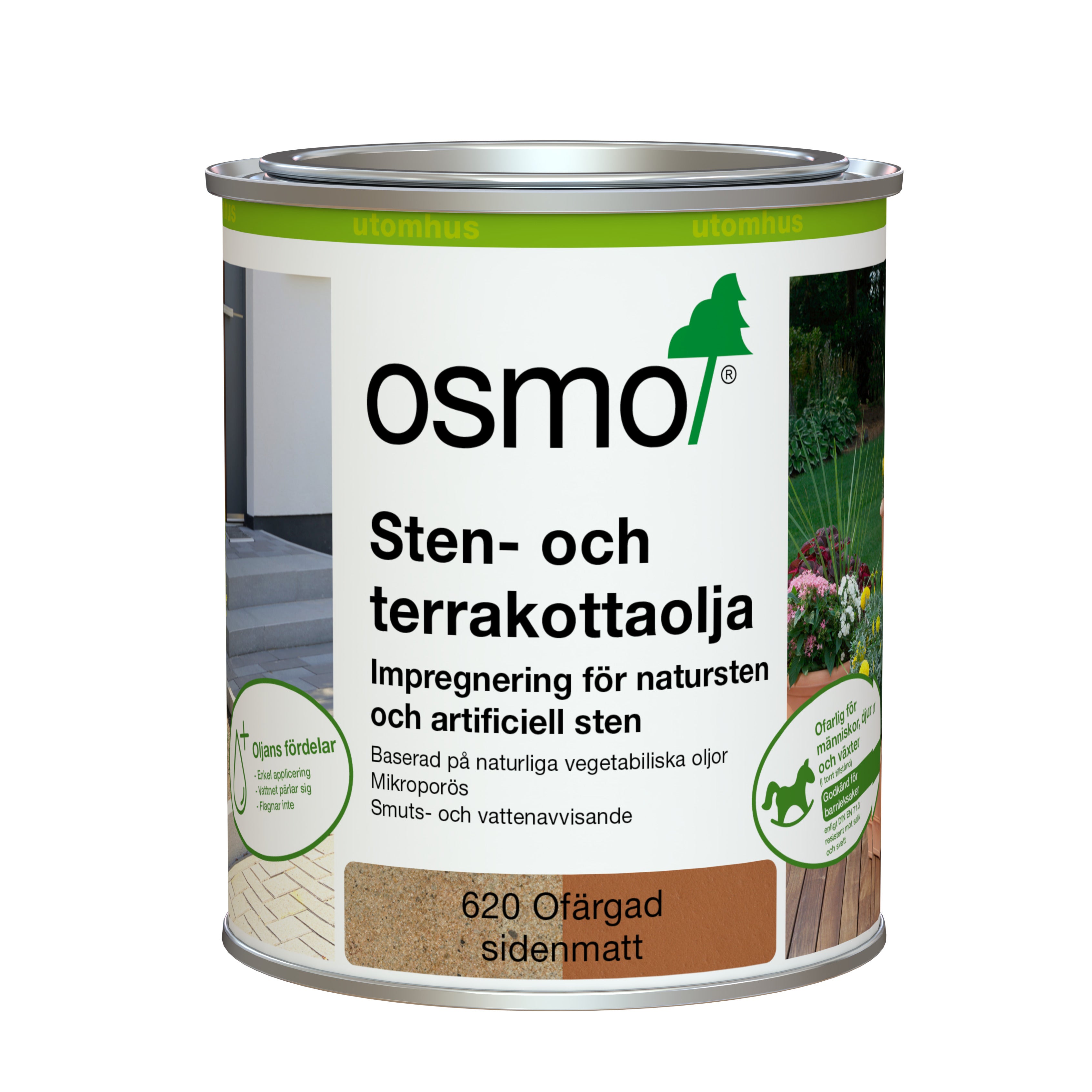 Sten-och Terrakotta Olja 620 Osmo Ofärgad