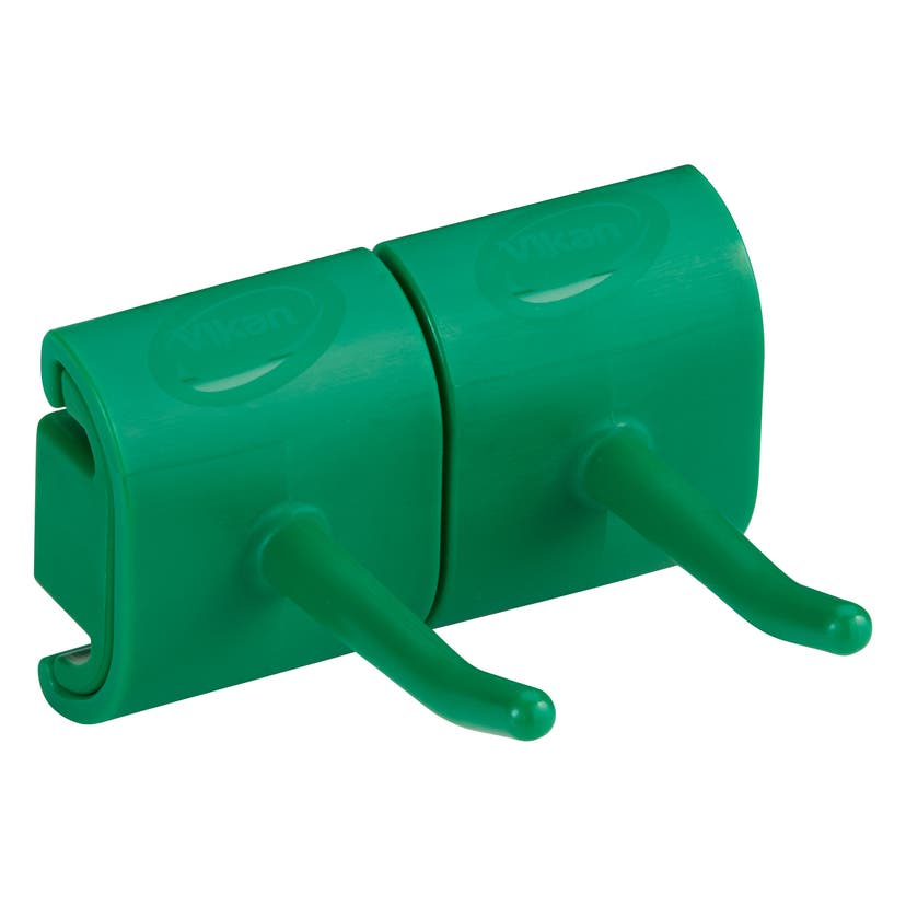 Väggupphängning krok dubbelmodul 82mm Grön