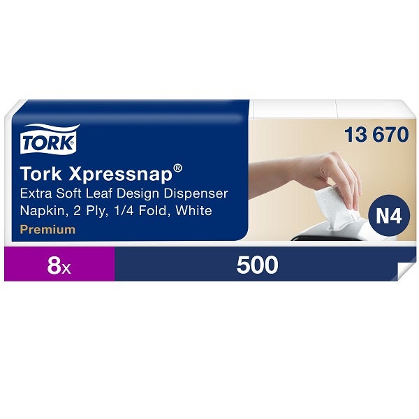 Servett Tork Extra Mjukt Kedjevikt Vit N4