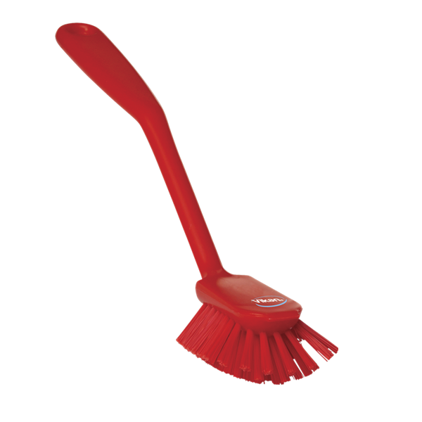 Diskborste Vikan Röd Medium 280mm