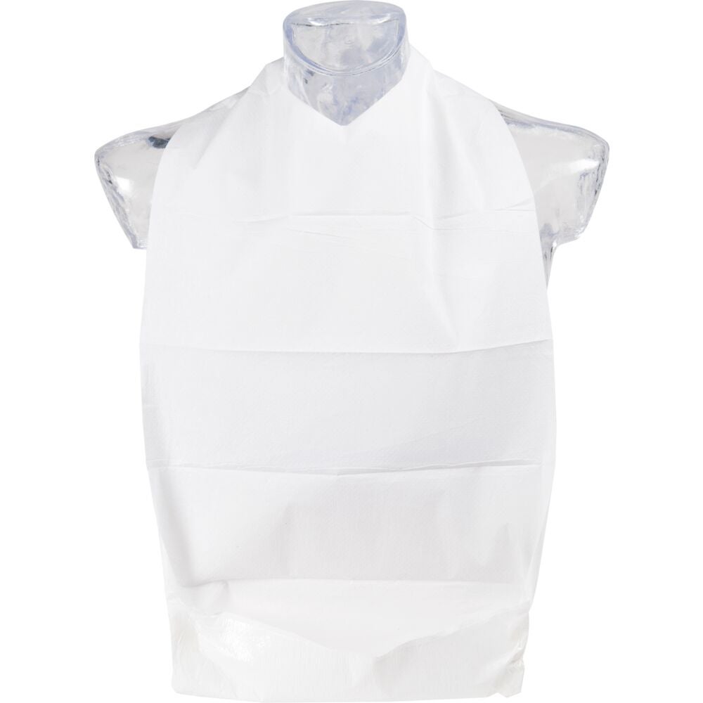 Haklapp Abena 2-lags papp Vit 70x37 cm med knytband