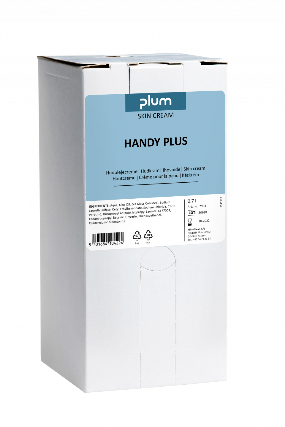 Handkräm Plum Handy Plus 700ml