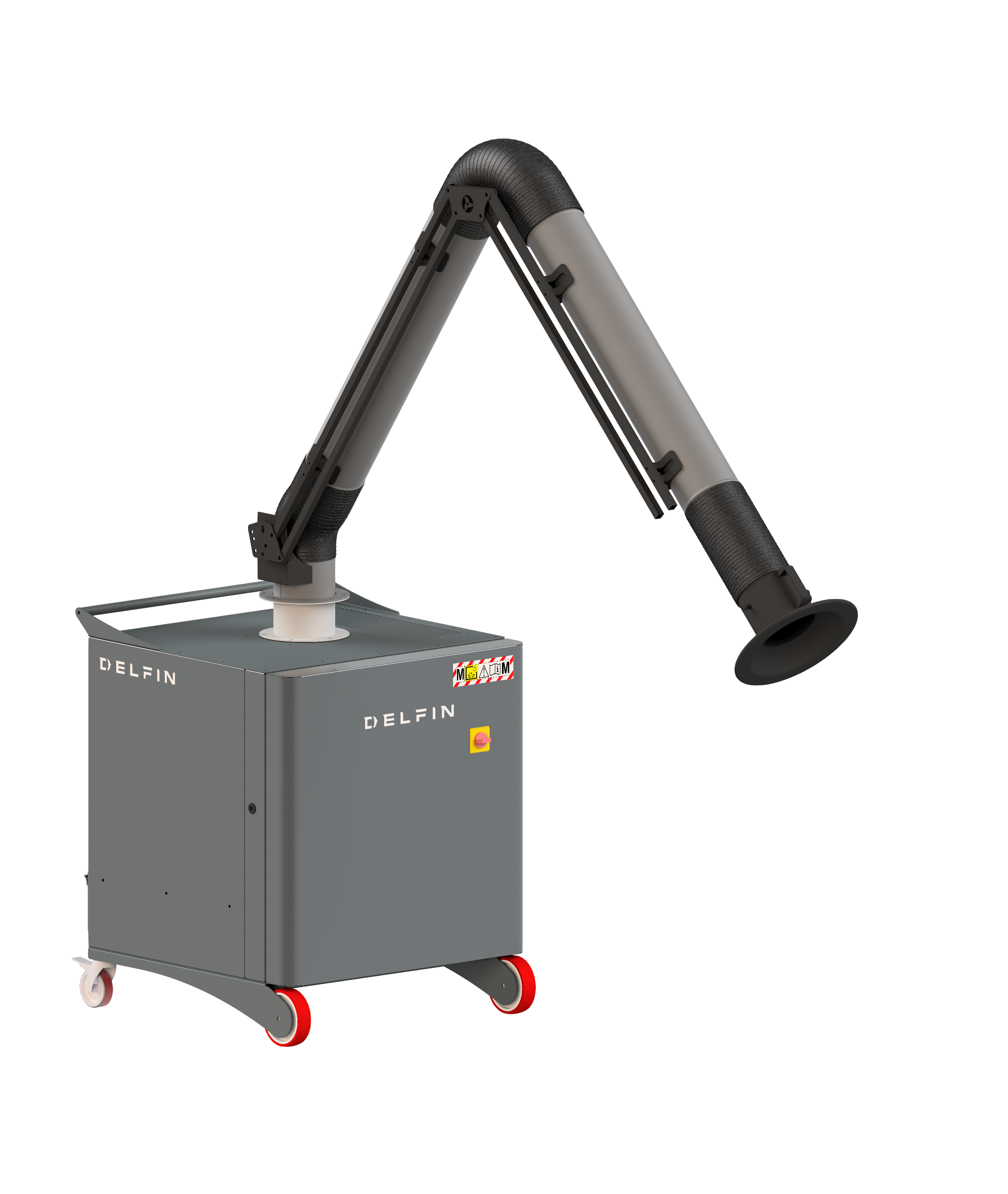 Röksug Delfin Cube 10 3-fas 3000mm sugarm