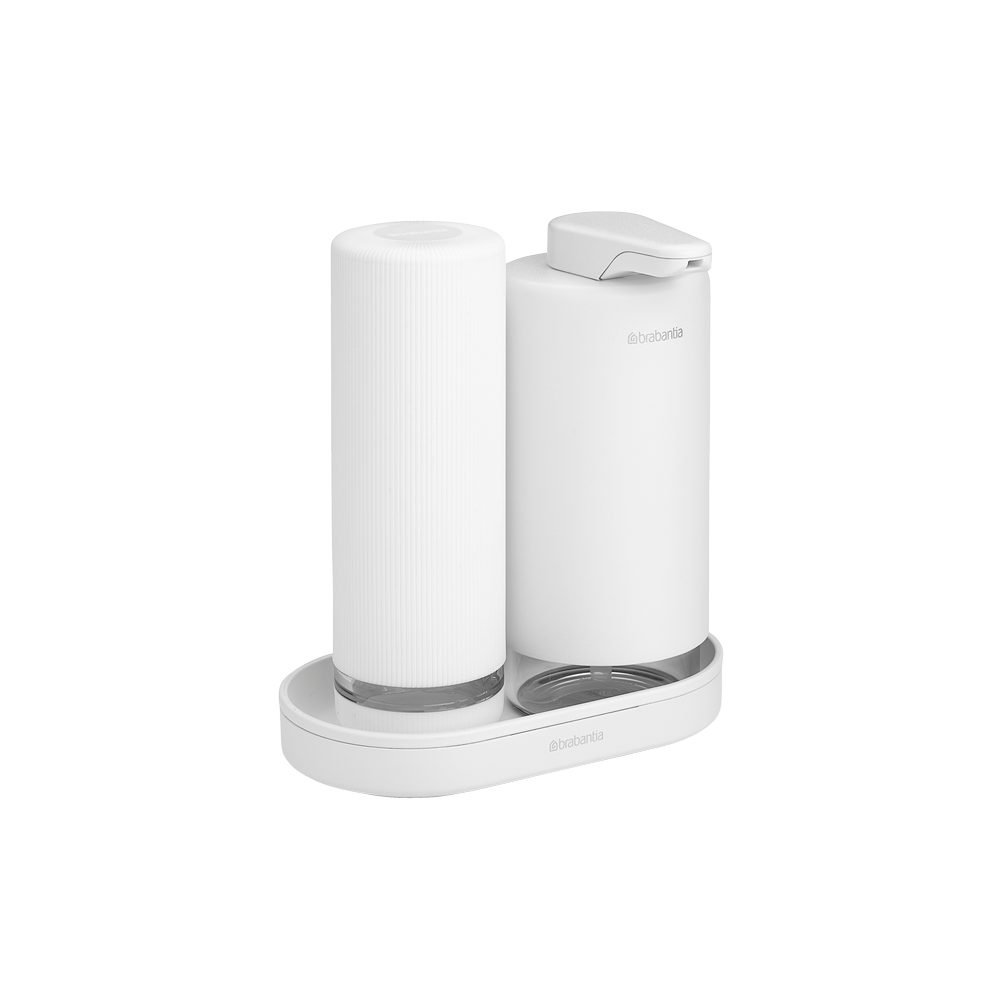 Tvålpump/Diskmedelspump Set 2x200ml Mineral Fresh White