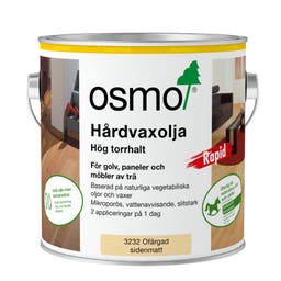 Hårdvaxolja Rapid 3232 Osmo Ofärgad 2,5 l Sidenmatt