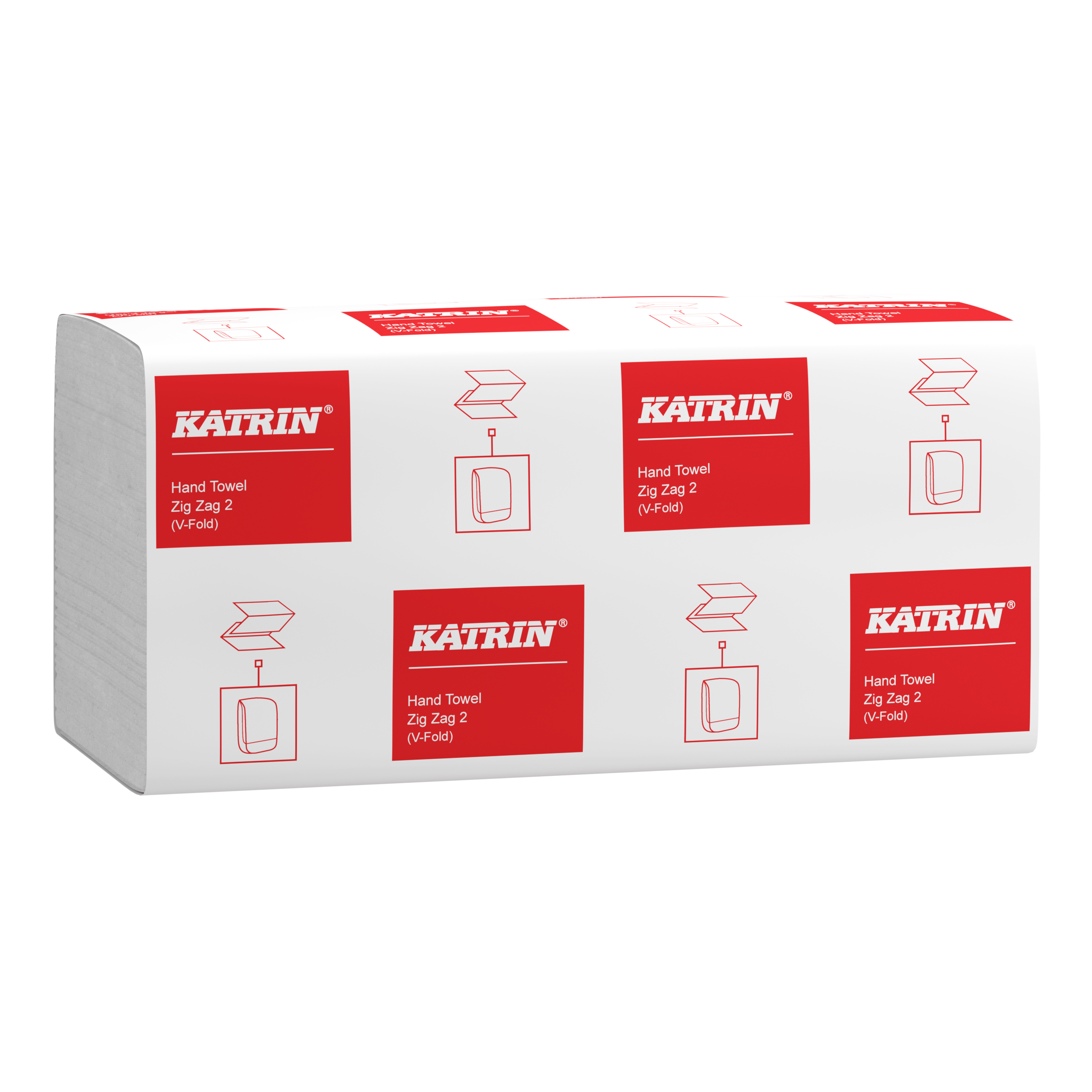 Pappershandduk Katrin Classic Zig Zag 2L