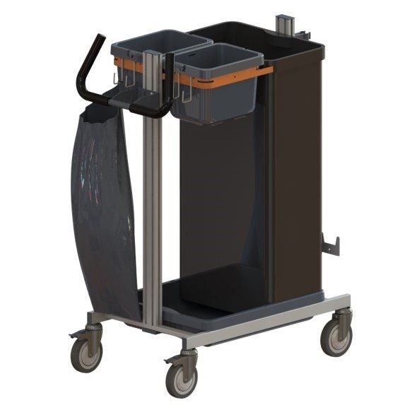 Städvagn Taski Nano XS 840 x 480 x 1100 mm
