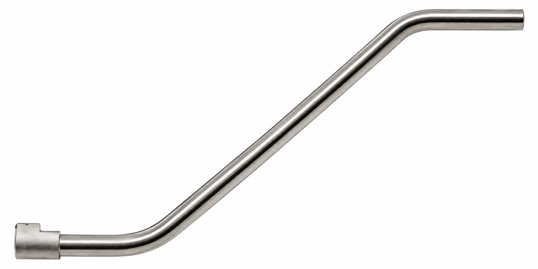 Rör 50mm aluminium s-form snabbkoppling