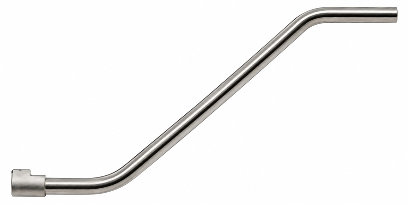 Rör 50mm aluminium s-form snabbkoppling