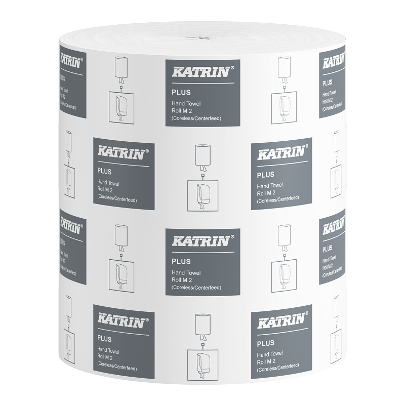 Torkpapper Katrin Plus M 2-Lagers 6rl