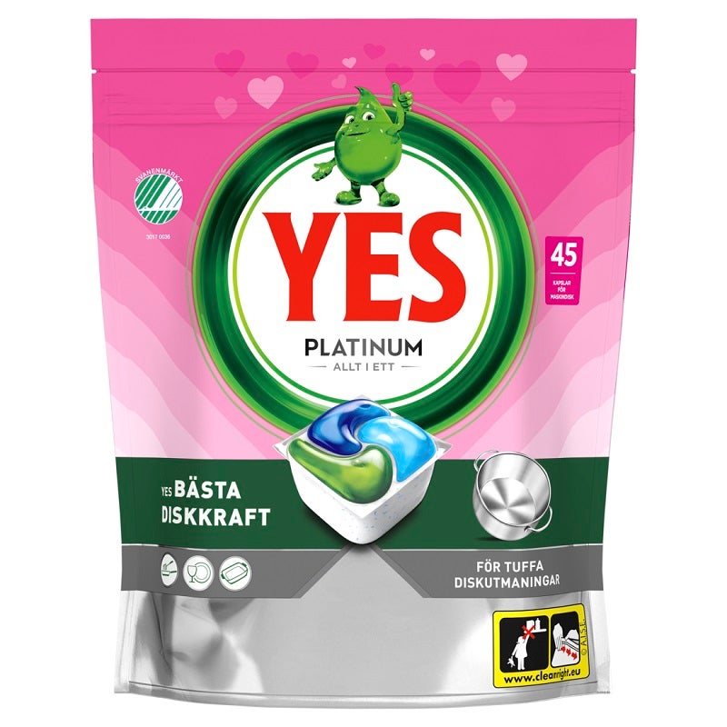 Maskindisk Yes Pink Platinum 45st