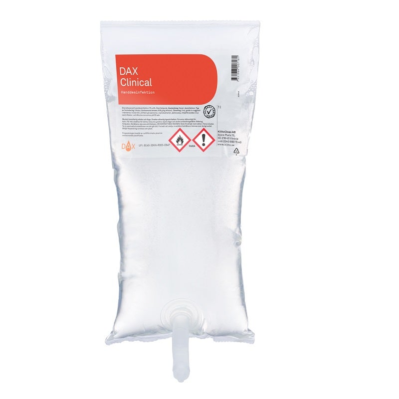 Handdesinfektion Dax Clinical 1000ml Påse