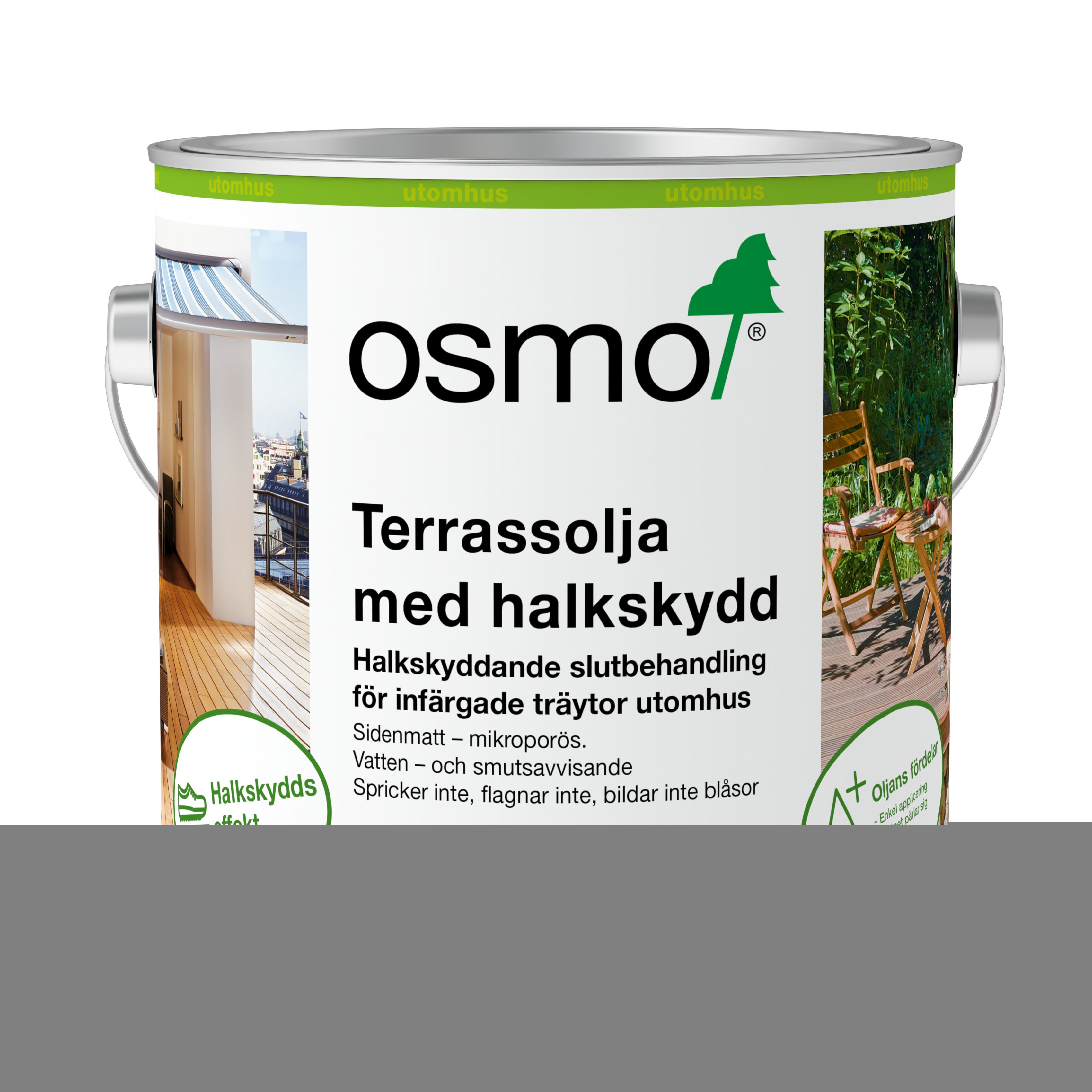 Terrassolja Med Halkskydd 430 Osmo Ofärgad 2,5 l Sidenmatt