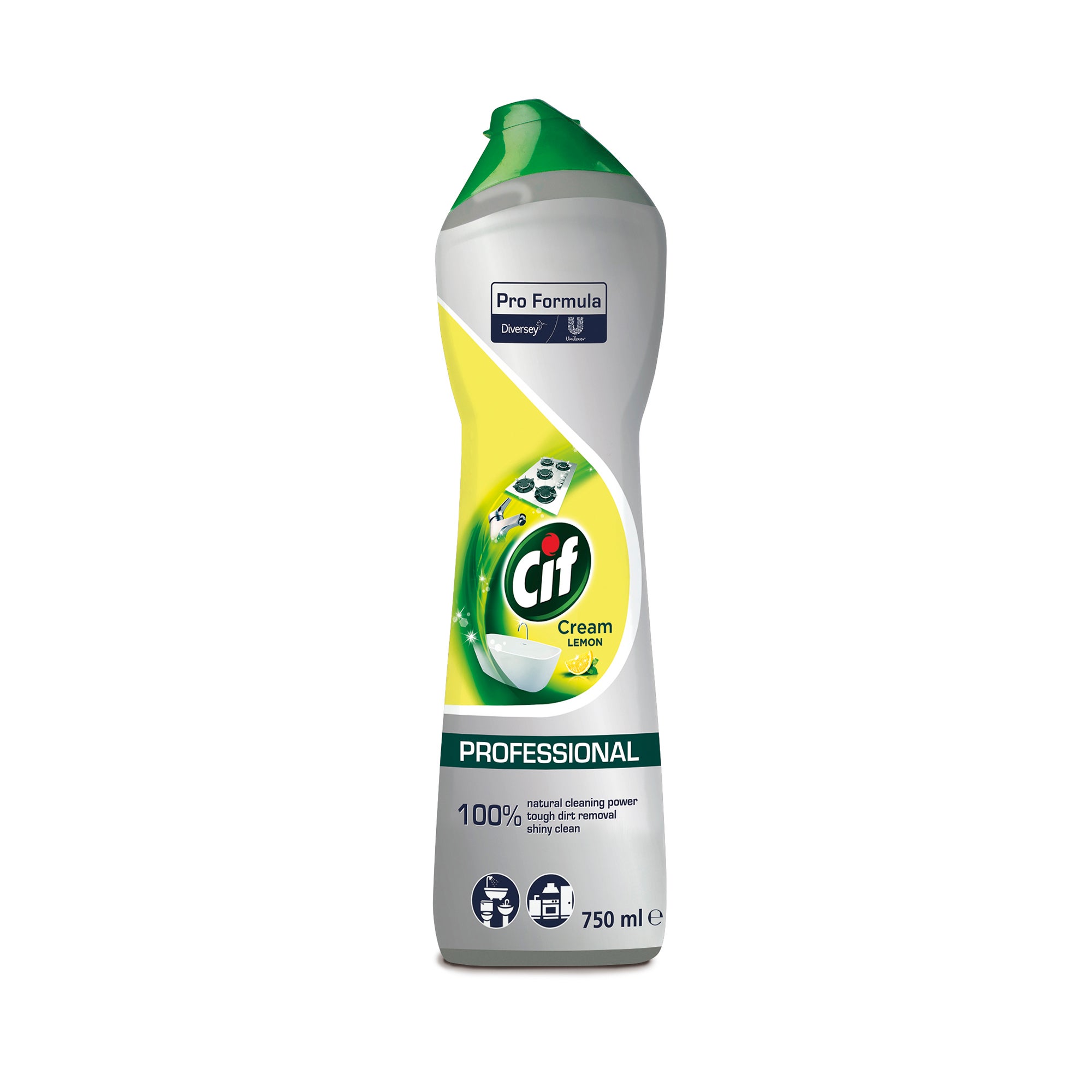 Skurkräm Cif Lemon 750ml