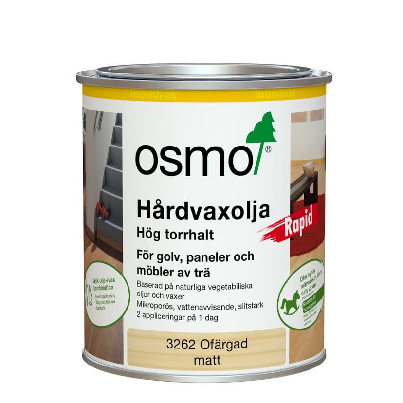 Hårdvaxolja Rapid 3262 Osmo Ofärgad