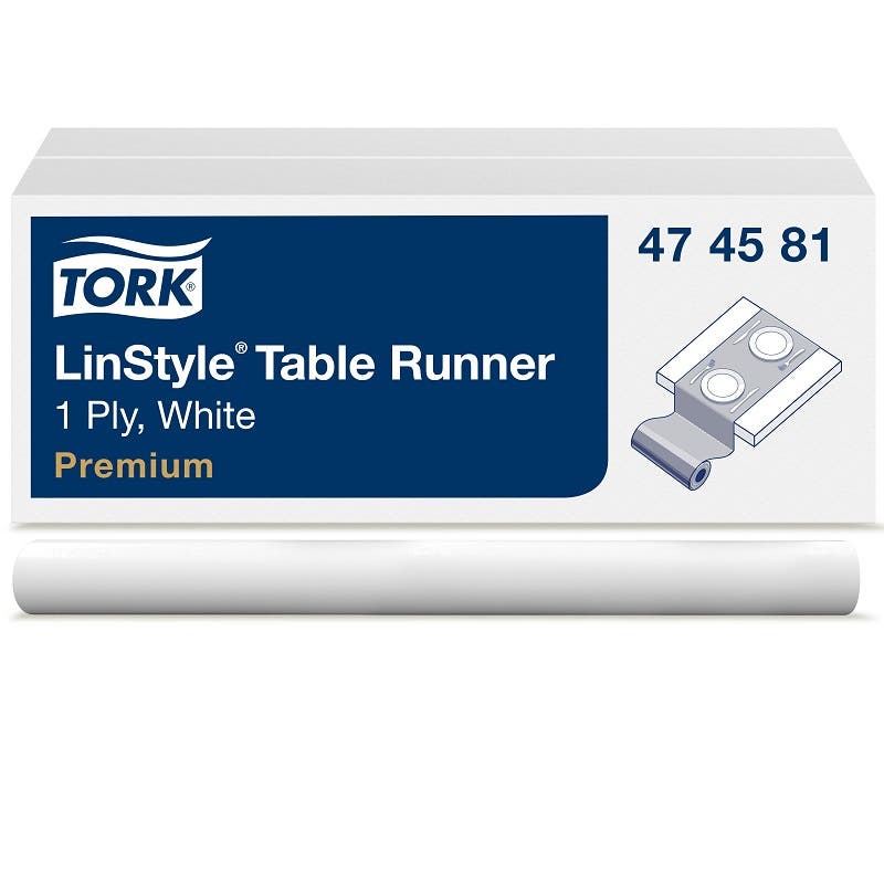 Bordsduk Tork LinStyle Vit Rulle 20m