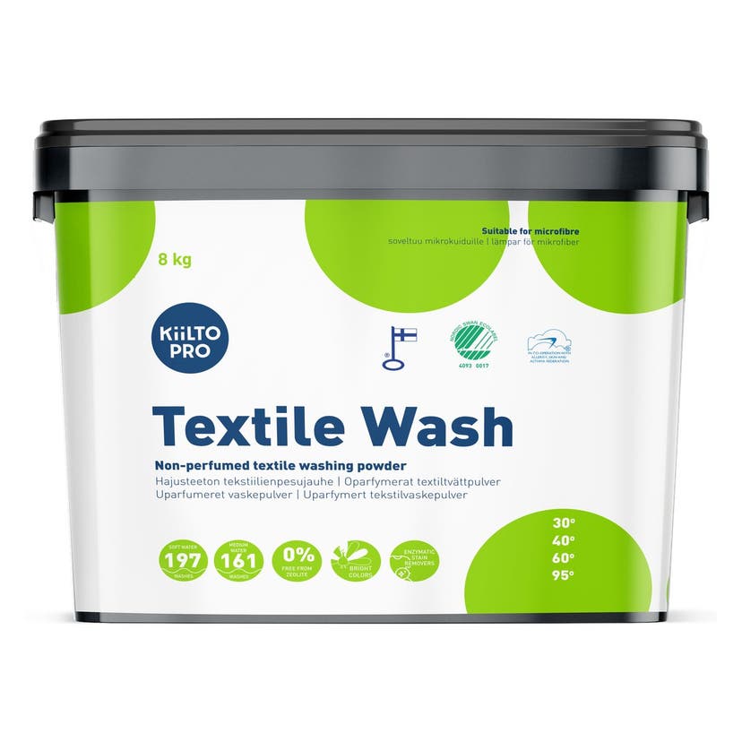 Tvättmedel Kiilto Pro Textile Wash 8 kg