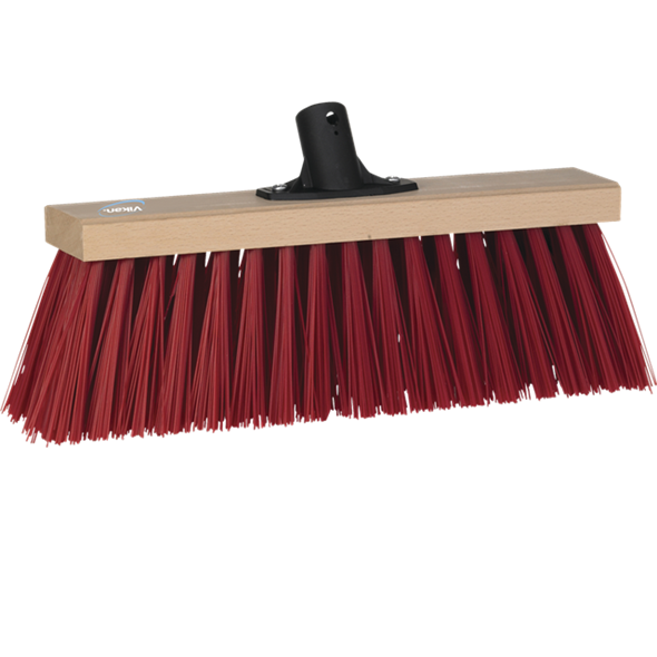 Borste m/gänga Vikan Hård Trä 38cm