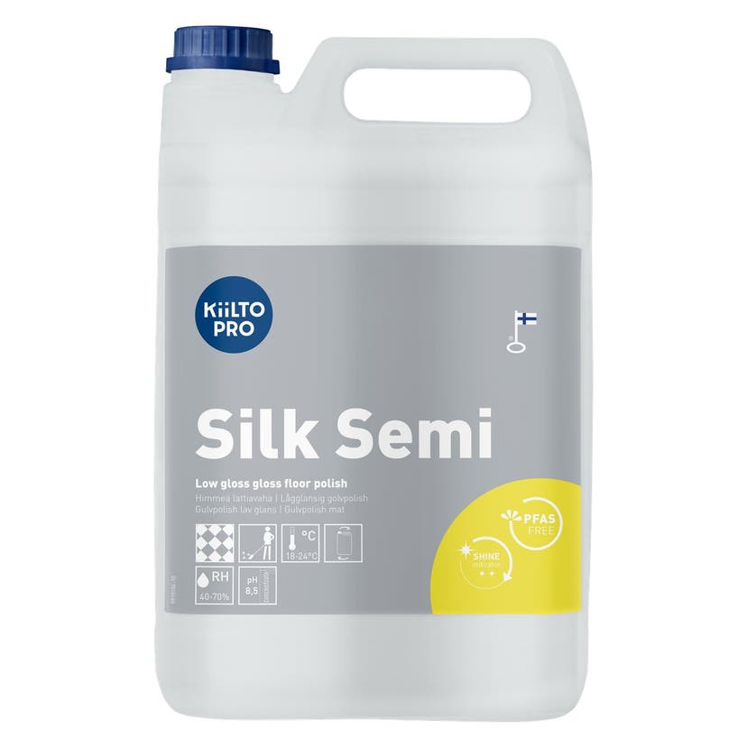 Golvpolish Kiilto Silk Semi 5 L Lågglans