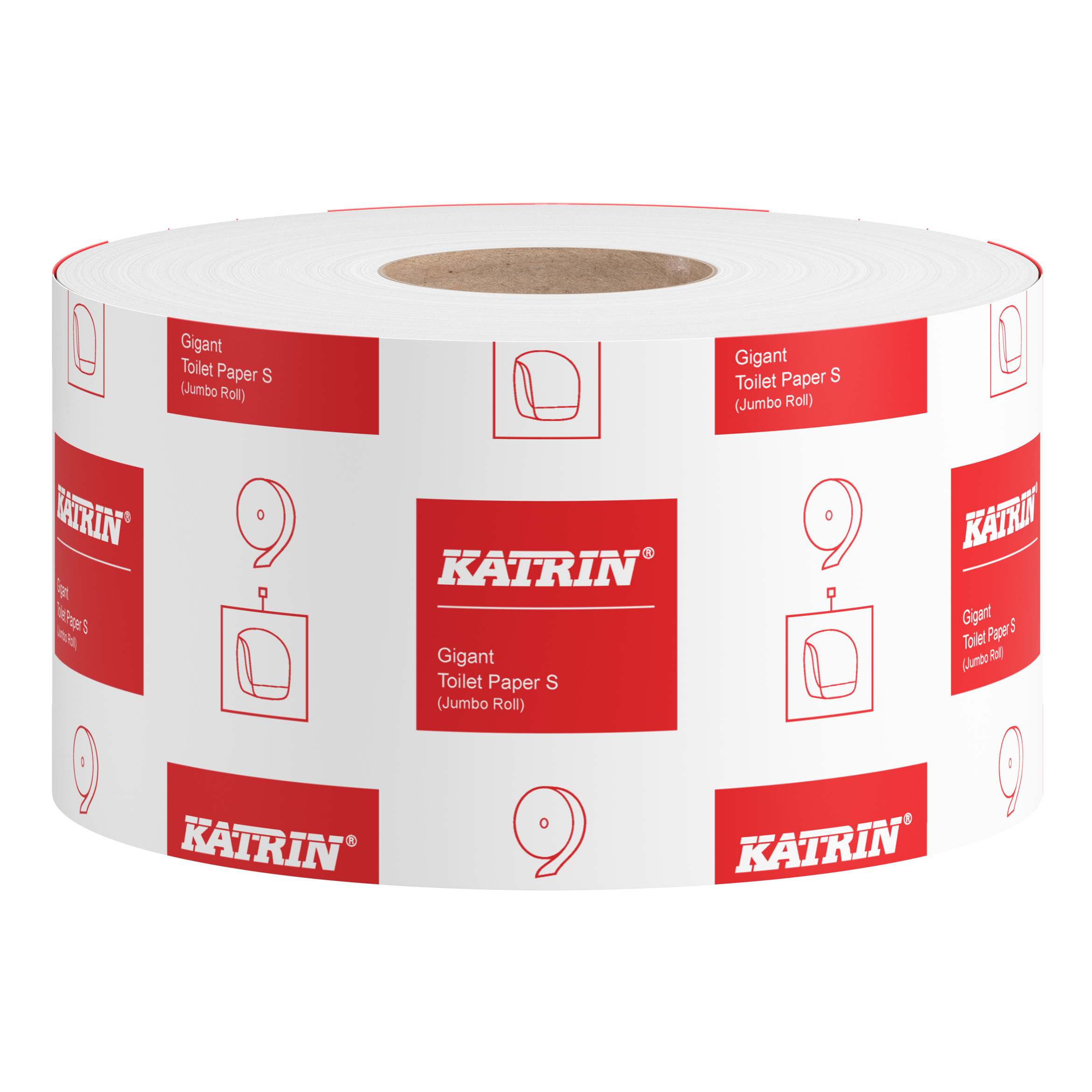 Toalettpapper Katrin Jumbo S 1-Lagers Vit 265M