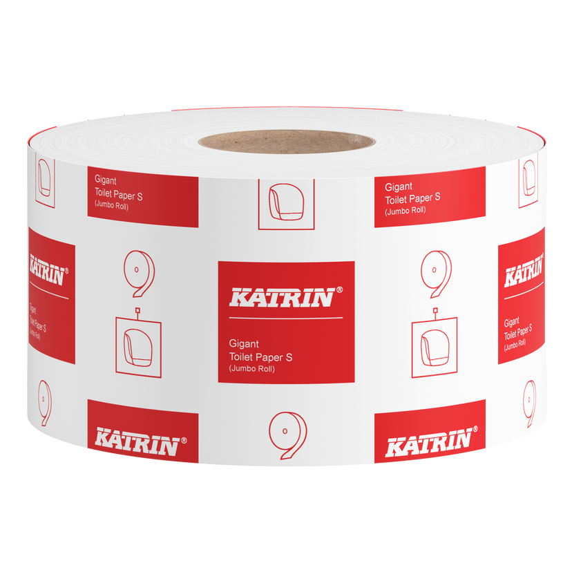 Toalettpapper Katrin Jumbo S 1-Lagers Vit 265M