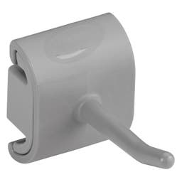 Vikan Hygienupphäng, krok singel, 41 mm, Grå