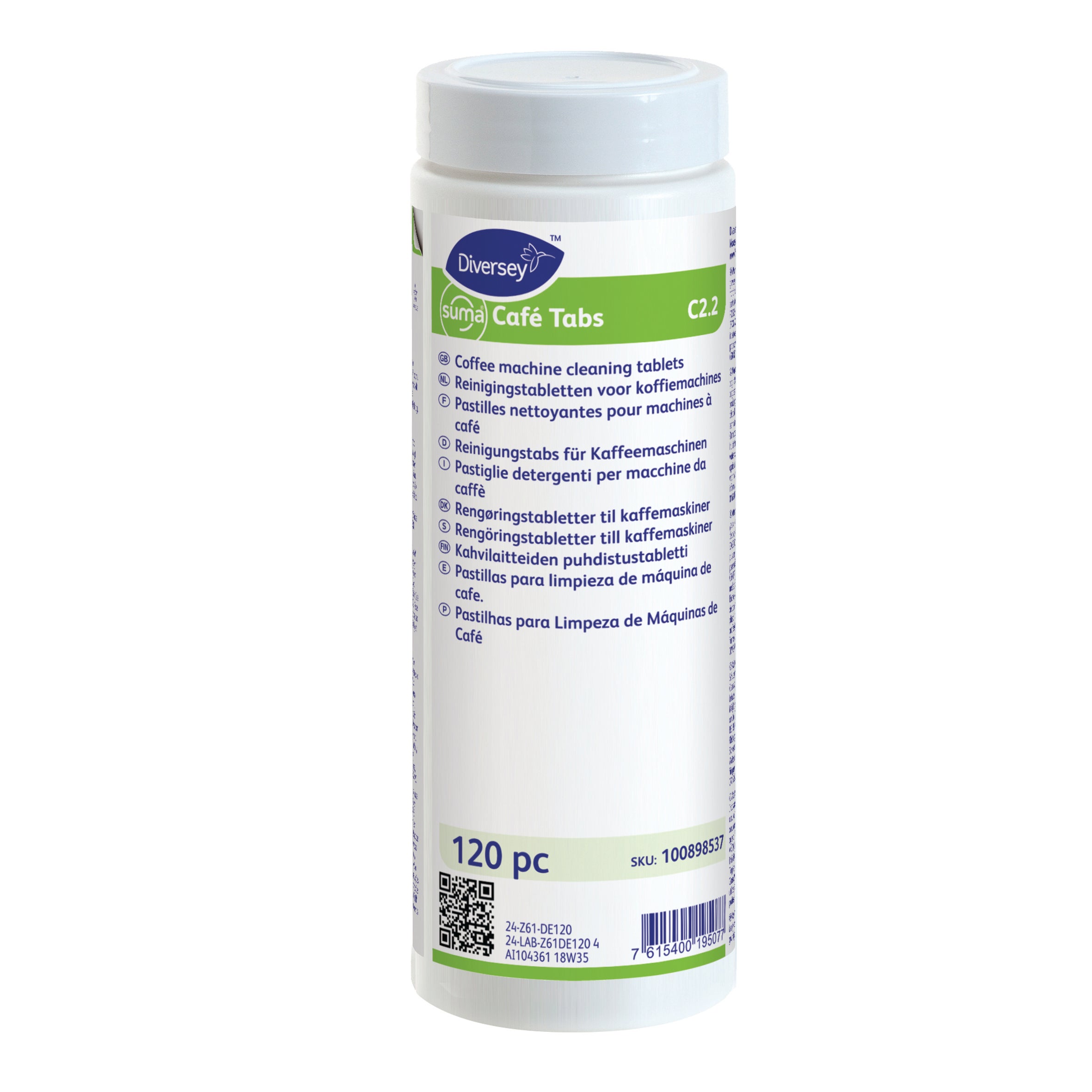 Rengöringstabletter Suma Café Tabs C2.2 120-pack