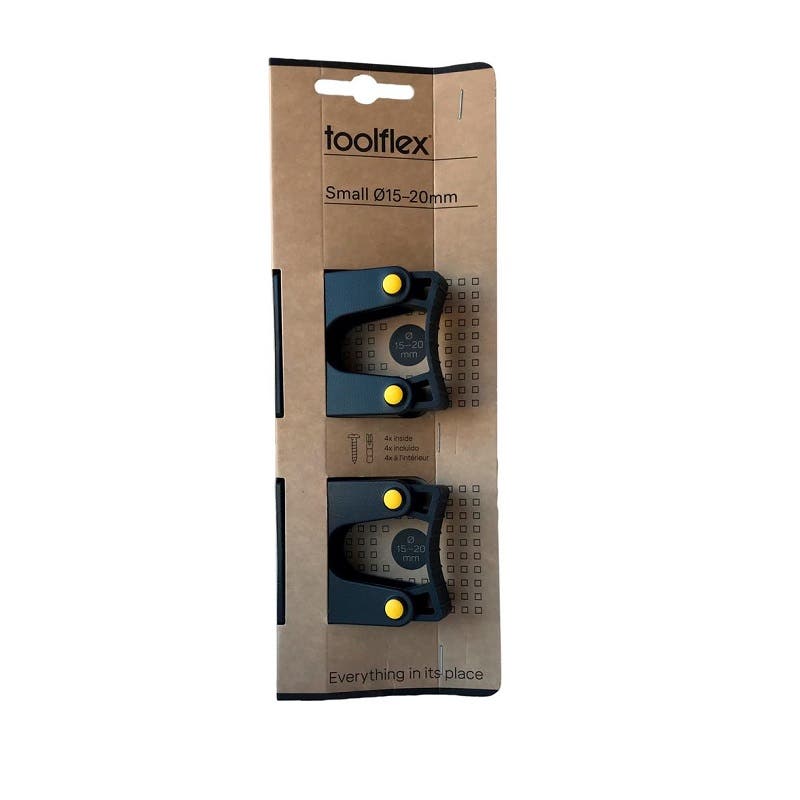 Toolflex Redskapshållare för skena 15-20mm 2-pack