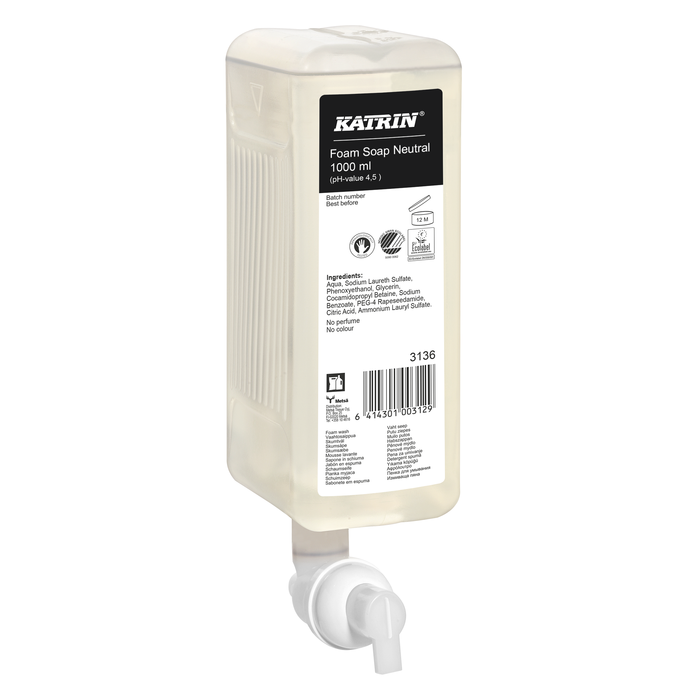 Handtvål Katrin Foamwash Natural 1L